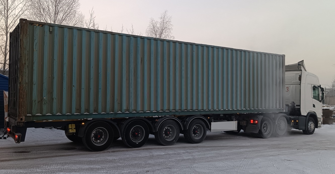 Контейнеровоз для перевозки контейнеров 20 и 40 футов в Адыгейске